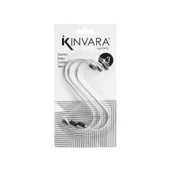 Haken zum Aufhängen Kinvara 373 Silberfarben Metall 12 cm Satz (12 Stück)