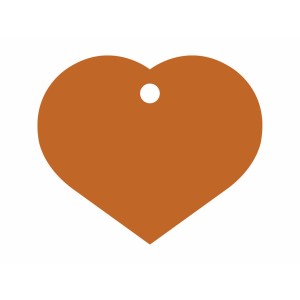 Identification plate Imarc Heart Orange