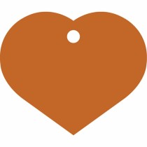 Identification plate Imarc Heart Orange