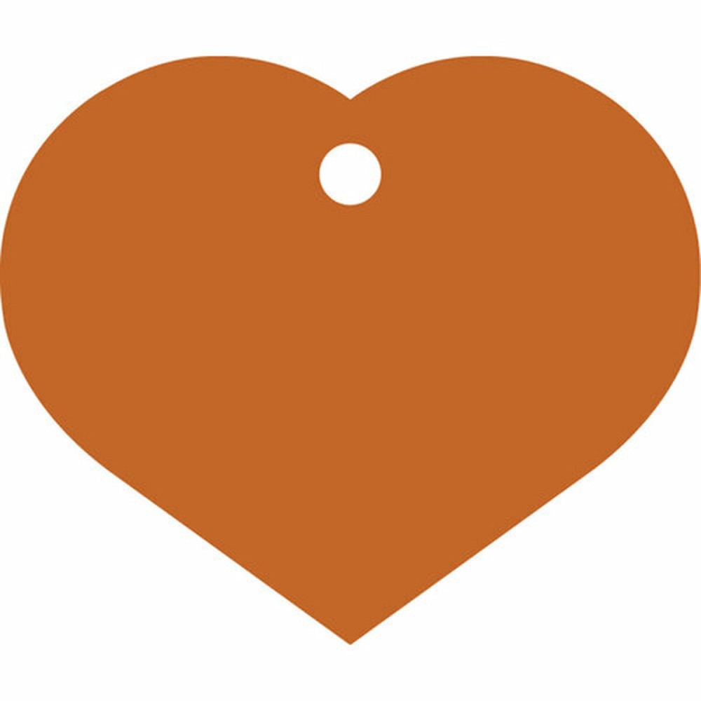 Identification plate Imarc Heart Orange