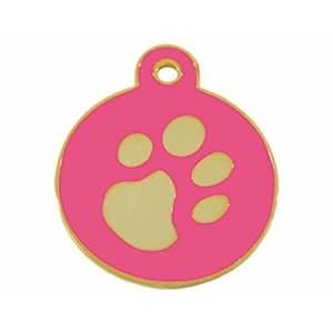 Identification plate Imarc Circle Pink Golden