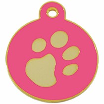 Identification plate Imarc Circle Pink Golden