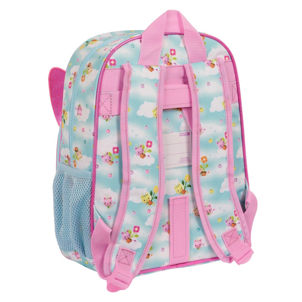 Schulrucksack Gabby's Dollhouse Blau 32 X 38 X 12 cm