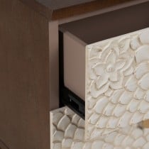 Nightstand MANACOR White Brown