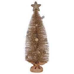 Sapin de Noël champagne 23 x 14,5 x 46 cm (12 Unités)