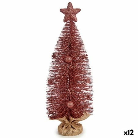 Weihnachtsbaum Rosa 13 x 41 x 13 cm (12 Stück)