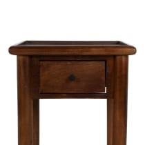 Table de Nuit Marron 35 x 35 x 55 cm