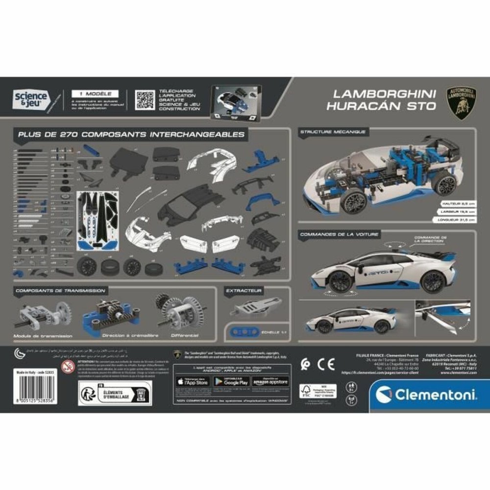 Voiture Télécommandée Clementoni Lamborghini Huracan STO