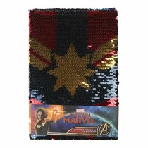 Cahier de Notes Sirène Magique à Paillettes Captain Marvel Multicouleur