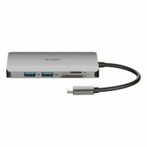 Hub USB C D-Link DUB-M810 Silberfarben