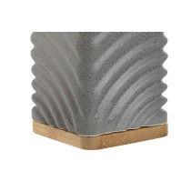 Zahnbürstenhalter Home ESPRIT Grau Creme Bambus Dolomite 7 x 7 x 12 cm (2 Stück)