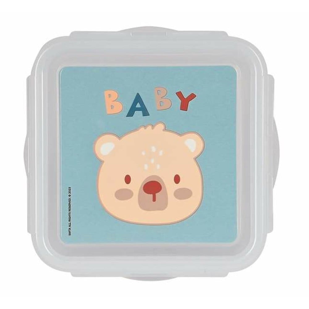 Lunch box Safta Baby bear Pastel Blue Polyurethane 13 x 7,5 x 13 cm