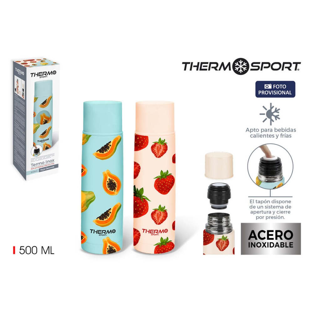 Reise-Thermoskanne ThermoSport 500 ml Bunt 12 Stück