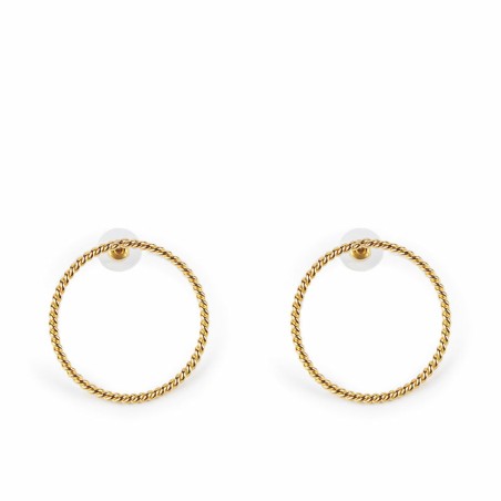 Ladies' Earrings Shabama Suri Brass gold-plated 4 cm