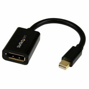 Adapter Mini DisplayPort an DisplayPort Startech MDP2DPMF6IN Schwarz