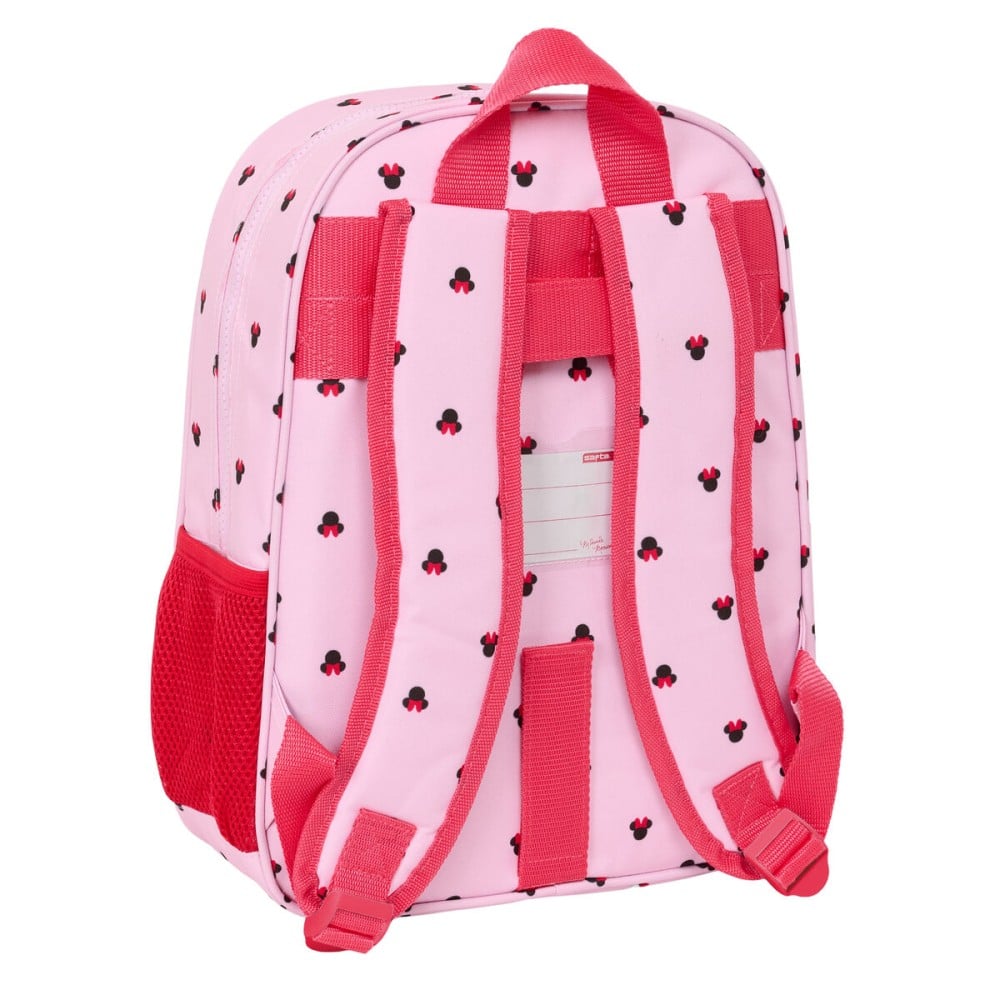 School Bag Minnie Mouse Naive Pink 26 x 34 x 11 cm