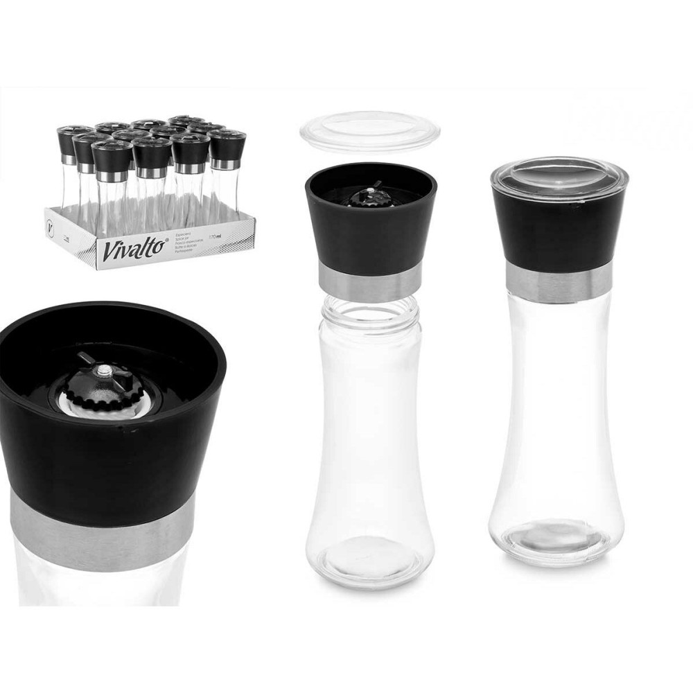 Spice Grinder Vivalto YHP-025/DH12 Transparent 6 x 19 x 6 cm (12 Units)