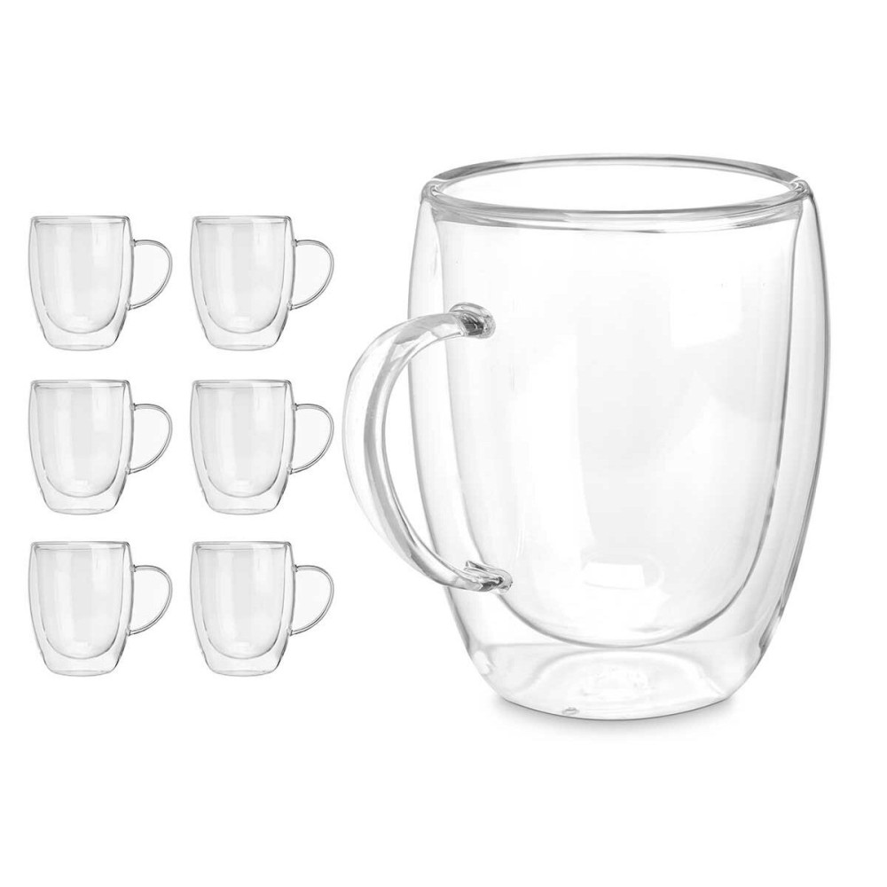 Mug Vivalto OCT-DG2225L Transparent 340 ml (6 Units)