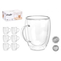 Mug Vivalto OCT-DG2225L Transparent 340 ml (6 Units)