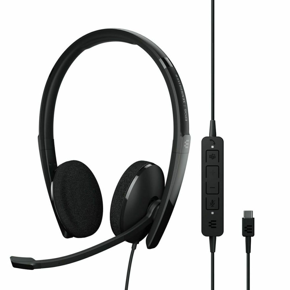 Headphones with Microphone Epos 1000905 Black