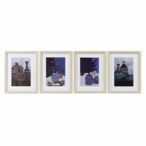 Painting DKD Home Decor Vase (35 x 2 x 45 cm) (4 Units)