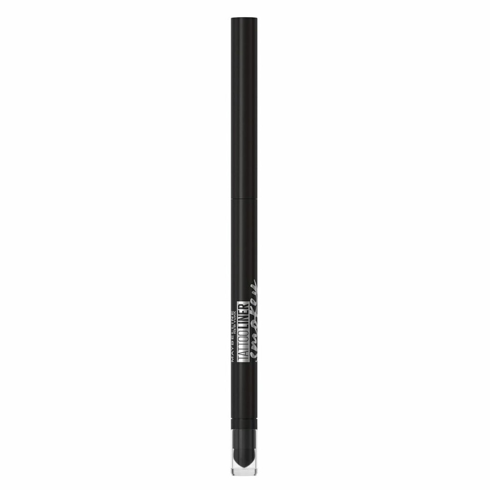 2 in 1 Augen und Lippen Eyeliner Tattoo Smokey Black Maybelline