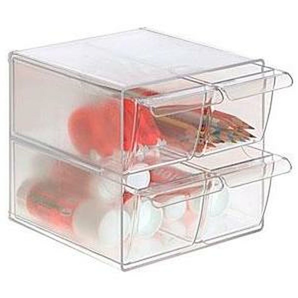 Multi-Purpose Organiser Archivo 2000 Transparent 19 x 15 x 15 cm