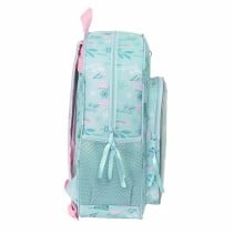 School Bag Frozen One heart Turquoise Green 33 x 42 x 14 cm