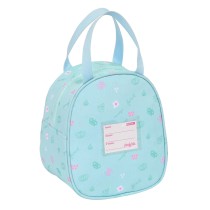 Sac glacière goûter Glow Lab Cute doll 19 x 22 x 14 cm Bleu clair