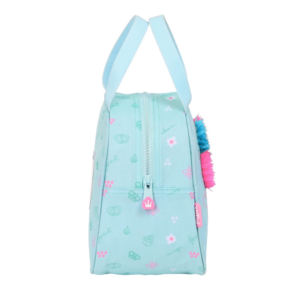 Sac glacière goûter Glow Lab Cute doll 19 x 22 x 14 cm Bleu clair