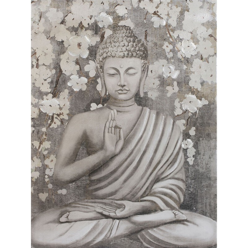 Painting Home ESPRIT Buddha Oriental 60 x 2,7 x 80 cm (2 Units)