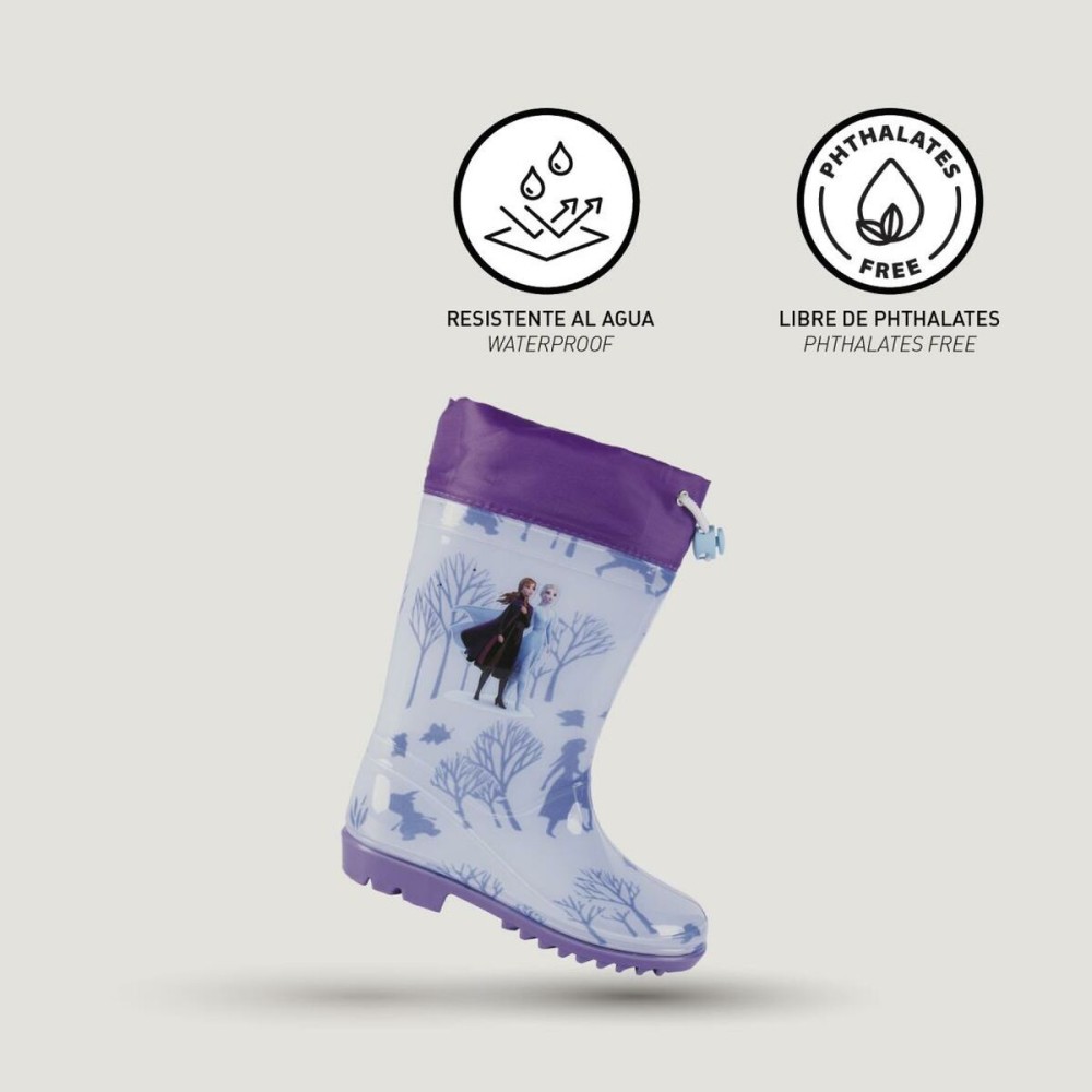 Kinder Gummistiefel Frozen Lila