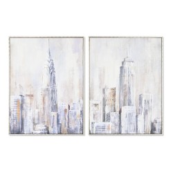 Cadre Home ESPRIT New York Loft 60 x 2,4 x 80 cm (2 Unités)