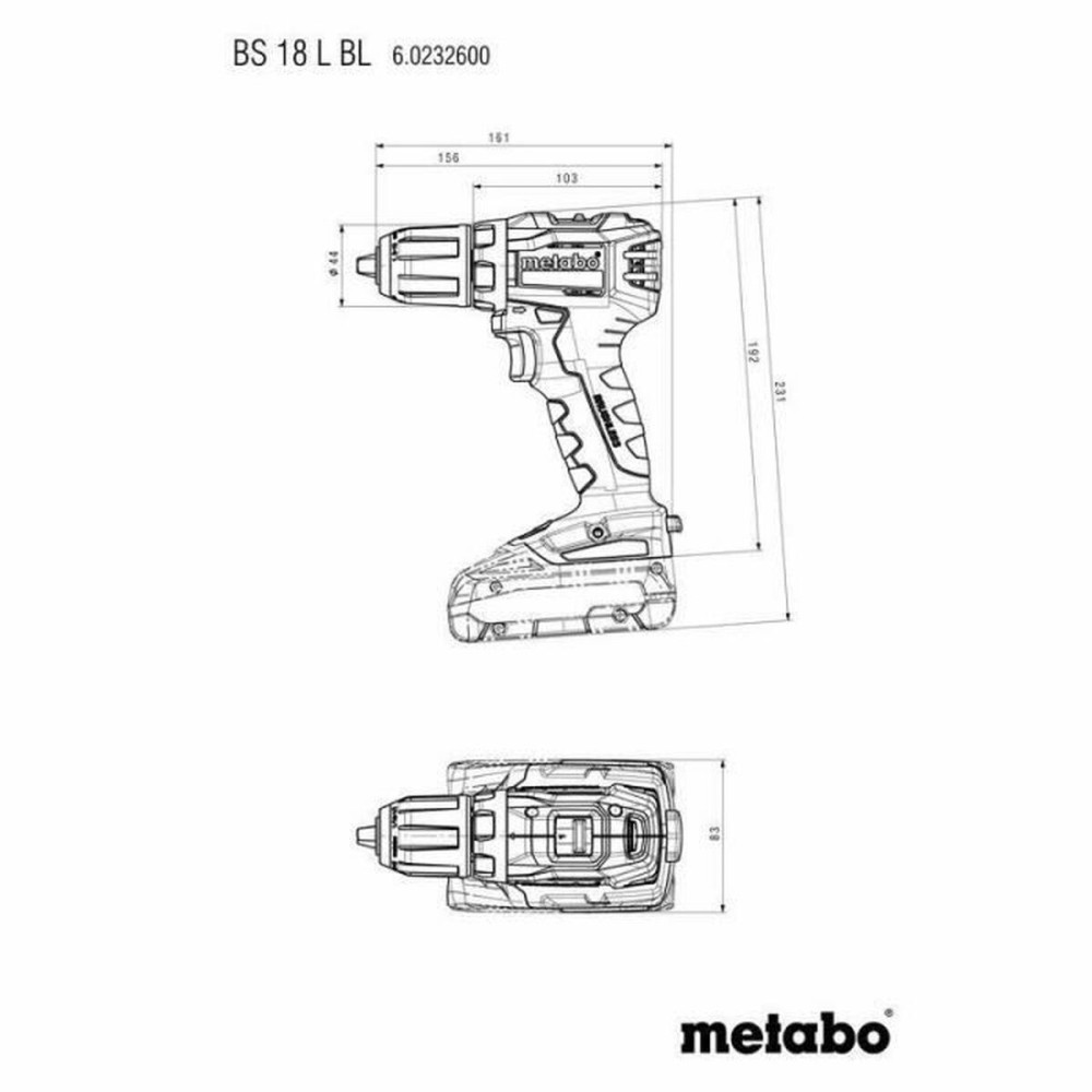 Schraubendreher Metabo 60 Nm