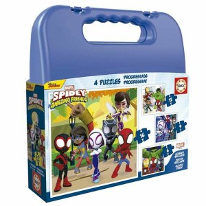 Set de 4 Puzzles Spidey & His Amazing Friends 43 Pièces