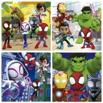 4-Puzzle Set Spidey & His Amazing Friends 43 Pieces