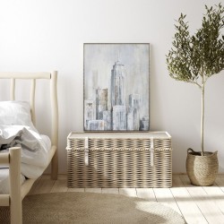 Painting Home ESPRIT New York Loft 60 x 2,4 x 80 cm (2 Units)