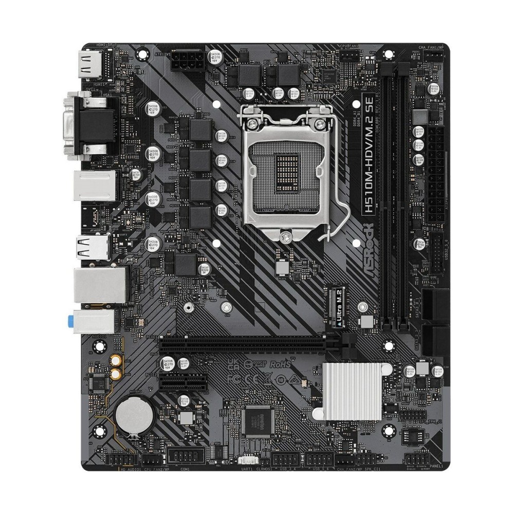 Carte Mère ASRock H510M-HDV/M.2 SE LGA 1200 Intel H470