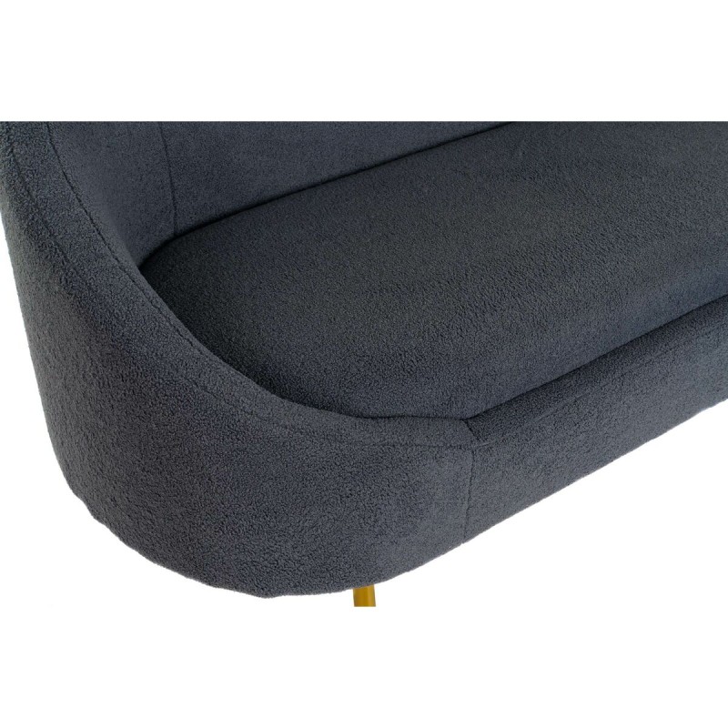 Sofa DKD Home Decor Blau Gold Metall Wolken Scandi 155 x 75 x 92 cm