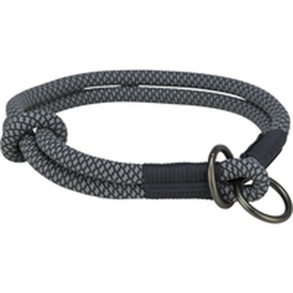 Dog Training Collars Trixie Soft Rope Black Grey M 45 cm