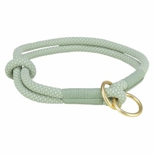 Dressurhalsband für Hunde Trixie Soft Rope grün Minze L/XL 55 cm