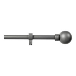 Curtain Bar Stor Planet Extendable Dark grey (110 cm)