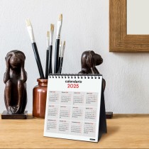 Calendrier de bureau Finocam Papier 14 x 15 cm 2025