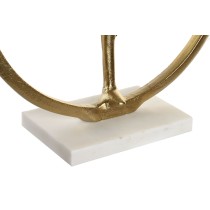 Decorative Figure DKD Home Decor 33 x 11 x 35,5 cm 36 x 10 x 36 cm Golden White Yoga (2 Units)