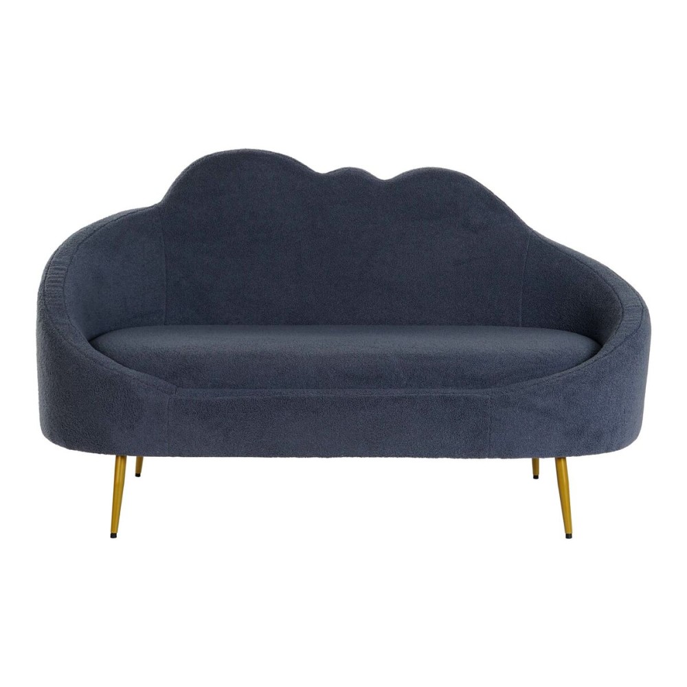 Canapé DKD Home Decor Bleu Doré Métal Nuages Scandi 155 x 75 x 92 cm