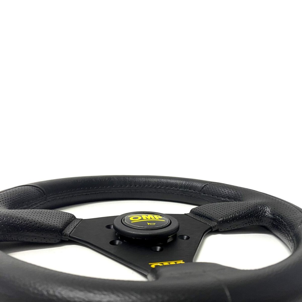 Racing Steering Wheel OMP Trecento Uno Polyurethane Black Ø 30 cm