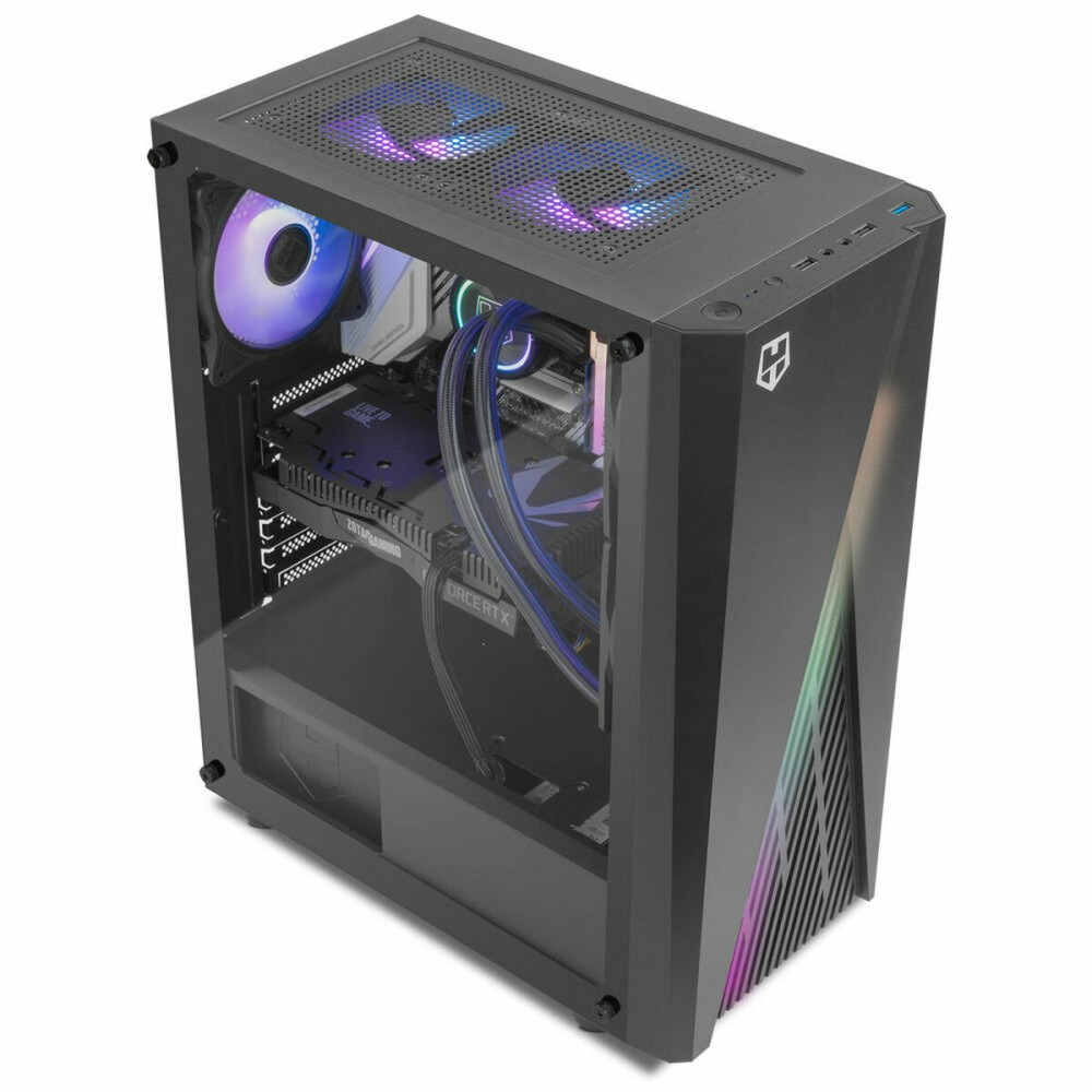 ATX Semi-tower Box Nox-Xtreme Hummer Frost Black ATX