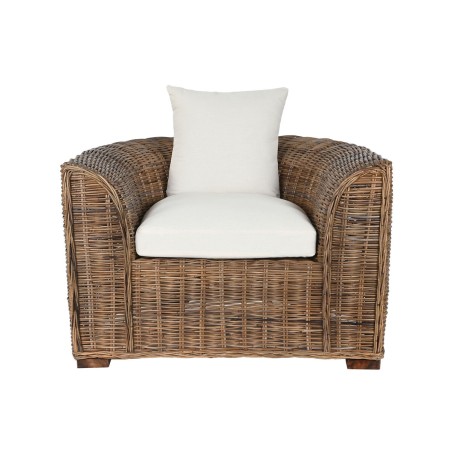 Fauteuil Home ESPRIT Naturel Brun foncé 100 x 85 x 68 cm