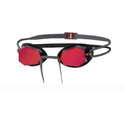 Lunettes de bain Zoggs Diamond Mirror Noir Rouge Taille unique