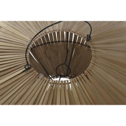 Écran de lampe Home ESPRIT Naturel Bambou 80 x 80 x 33 cm